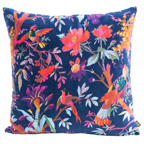 Housse de coussin Birdy denim