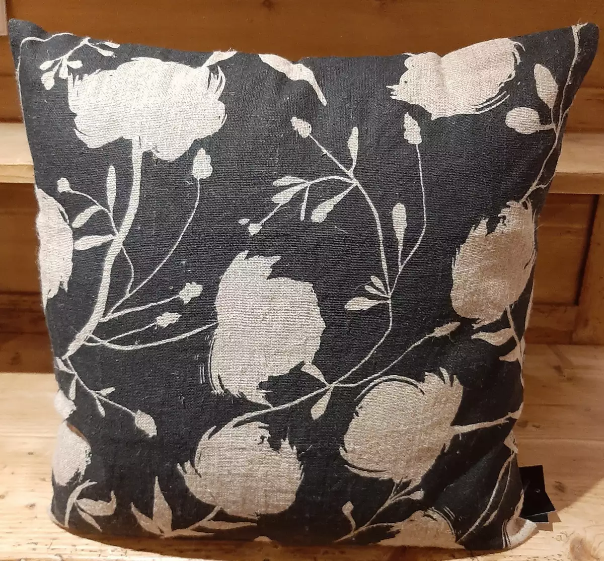 Housse de coussin lin